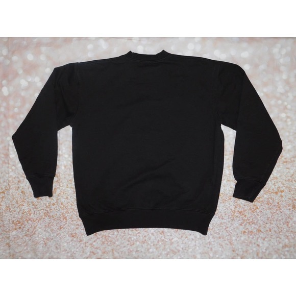 Pretty Little Thing Women's Size: L Black Graphic Downtown New-York sweatshirt - Picture 6 of 7